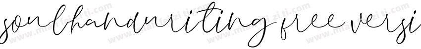 soulhanduriting free version字体转换